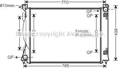 Ava Quality Cooling AI 2253 - Radiators, Motora dzesēšanas sistēma autodraugiem.lv