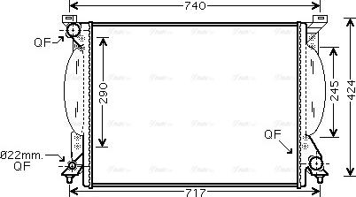 Ava Quality Cooling AI 2204 - Radiators, Motora dzesēšanas sistēma autodraugiem.lv