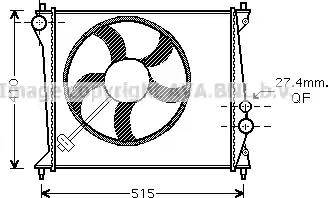 Ava Quality Cooling AI 2213 - Radiators, Motora dzesēšanas sistēma autodraugiem.lv