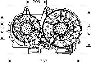 Ava Quality Cooling AI 7506 - Ventilators, Motora dzesēšanas sistēma autodraugiem.lv