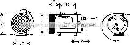 Ava Quality Cooling AI K177 - Kompresors, Gaisa kond. sistēma autodraugiem.lv