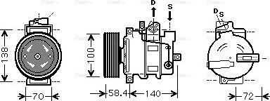 Ava Quality Cooling AI K262 - Kompresors, Gaisa kond. sistēma autodraugiem.lv
