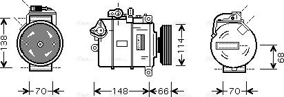 Ava Quality Cooling AI K282 - Kompresors, Gaisa kond. sistēma autodraugiem.lv