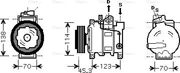 Ava Quality Cooling AI K276 - Kompresors, Gaisa kond. sistēma autodraugiem.lv