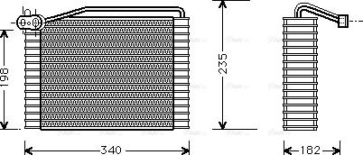 Ava Quality Cooling AI V142 - Iztvaikotājs, Gaisa kondicionēšanas sistēma autodraugiem.lv