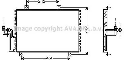 Ava Quality Cooling AL 5062 - Kondensators, Gaisa kond. sistēma autodraugiem.lv