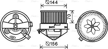 Ava Quality Cooling AL8137 - Salona ventilators autodraugiem.lv