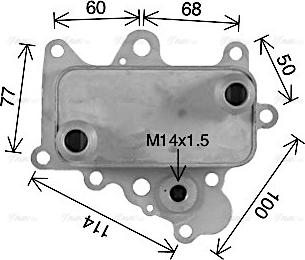 Ava Quality Cooling AL3152 - Eļļas radiators, Motoreļļa autodraugiem.lv