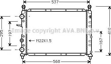 Ava Quality Cooling FT 2094 - Radiators, Motora dzesēšanas sistēma autodraugiem.lv