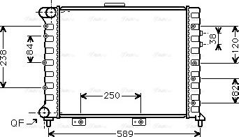 Ava Quality Cooling AL 2069 - Radiators, Motora dzesēšanas sistēma autodraugiem.lv