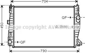 Ava Quality Cooling AL2132 - Radiators, Motora dzesēšanas sistēma autodraugiem.lv
