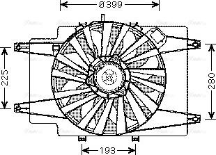 Ava Quality Cooling AL 7505 - Ventilators, Motora dzesēšanas sistēma autodraugiem.lv