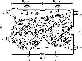 Ava Quality Cooling AL7517 - Ventilators, Motora dzesēšanas sistēma autodraugiem.lv