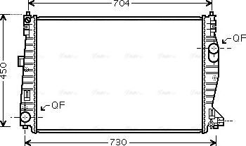 Ava Quality Cooling ALA2101 - Radiators, Motora dzesēšanas sistēma autodraugiem.lv