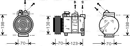 Ava Quality Cooling ALAK016 - Kompresors, Gaisa kond. sistēma autodraugiem.lv