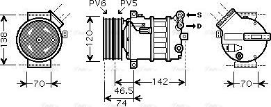 Ava Quality Cooling ALAK106 - Kompresors, Gaisa kond. sistēma autodraugiem.lv