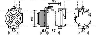 Ava Quality Cooling ALAK122 - Kompresors, Gaisa kond. sistēma autodraugiem.lv