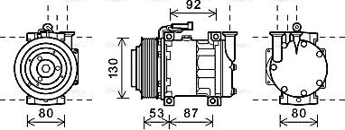 Ava Quality Cooling ALK122 - Kompresors, Gaisa kond. sistēma autodraugiem.lv