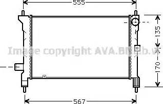 Ava Quality Cooling AU 2080 - Radiators, Motora dzesēšanas sistēma autodraugiem.lv