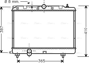 Ava Quality Cooling AU 2120 - Radiators, Motora dzesēšanas sistēma autodraugiem.lv