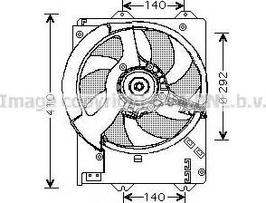Ava Quality Cooling AU 7504 - Ventilators, Motora dzesēšanas sistēma autodraugiem.lv