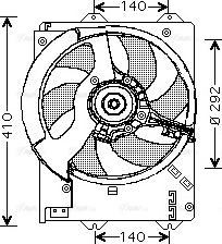 Ava Quality Cooling AU 7502 - Ventilators, Motora dzesēšanas sistēma autodraugiem.lv