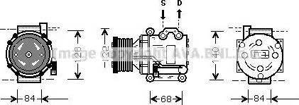 Ava Quality Cooling AU K157 - Kompresors, Gaisa kond. sistēma autodraugiem.lv