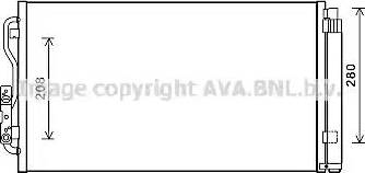 Ava Quality Cooling BW5434D - Kondensators, Gaisa kond. sistēma autodraugiem.lv