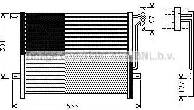 Ava Quality Cooling BWA5397 - Kondensators, Gaisa kond. sistēma autodraugiem.lv