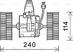 Ava Quality Cooling BW8491 - Salona ventilators autodraugiem.lv