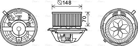 Ava Quality Cooling BW8462 - Salona ventilators autodraugiem.lv