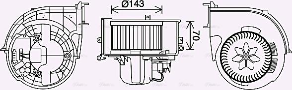 Ava Quality Cooling BW8574 - Salona ventilators autodraugiem.lv