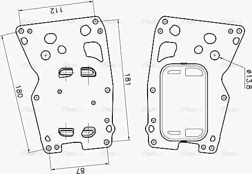 Ava Quality Cooling BW3625 - Eļļas radiators, Motoreļļa autodraugiem.lv