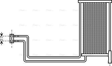 Ava Quality Cooling BW 3368 - Eļļas radiators, Automātiskā pārnesumkārba autodraugiem.lv