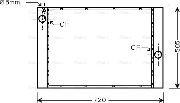 Ava Quality Cooling BW 2405 - Radiators, Motora dzesēšanas sistēma autodraugiem.lv