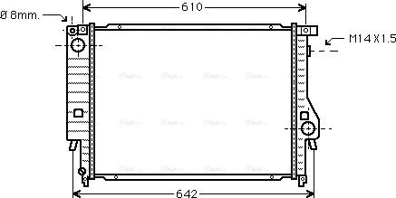 Ava Quality Cooling BW 2047 - Radiators, Motora dzesēšanas sistēma autodraugiem.lv