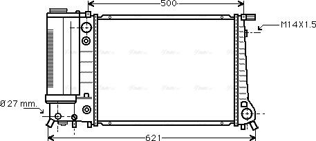 Ava Quality Cooling BW 2084 - Radiators, Motora dzesēšanas sistēma autodraugiem.lv