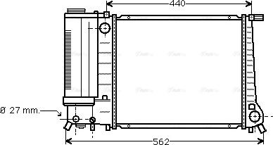 Ava Quality Cooling BW 2081 - Radiators, Motora dzesēšanas sistēma autodraugiem.lv