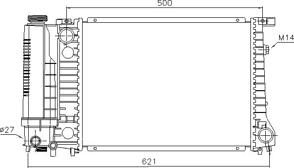 Ava Quality Cooling BW 2135 - Radiators, Motora dzesēšanas sistēma autodraugiem.lv