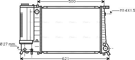 Ava Quality Cooling BW 2083 - Radiators, Motora dzesēšanas sistēma autodraugiem.lv