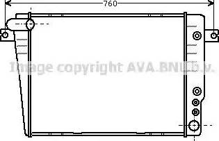 Ava Quality Cooling BW 2070 - Radiators, Motora dzesēšanas sistēma autodraugiem.lv