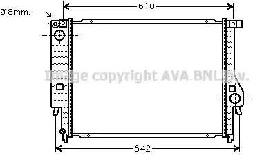 Ava Quality Cooling BW2158 - Radiators, Motora dzesēšanas sistēma autodraugiem.lv