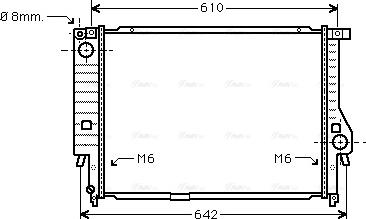 Ava Quality Cooling BW 2167 - Radiators, Motora dzesēšanas sistēma autodraugiem.lv