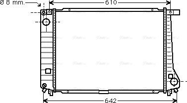 Ava Quality Cooling BW 2104 - Radiators, Motora dzesēšanas sistēma autodraugiem.lv