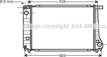 Ava Quality Cooling BW 2103 - Radiators, Motora dzesēšanas sistēma autodraugiem.lv