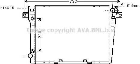 Ava Quality Cooling BW 2107 - Radiators, Motora dzesēšanas sistēma autodraugiem.lv