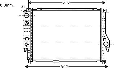 Ava Quality Cooling BW 2136 - Radiators, Motora dzesēšanas sistēma autodraugiem.lv