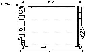 Ava Quality Cooling BW 2132 - Radiators, Motora dzesēšanas sistēma autodraugiem.lv