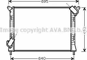 Ava Quality Cooling BW 2307 - Radiators, Motora dzesēšanas sistēma autodraugiem.lv