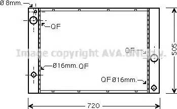 Ava Quality Cooling BW 2338 - Radiators, Motora dzesēšanas sistēma autodraugiem.lv